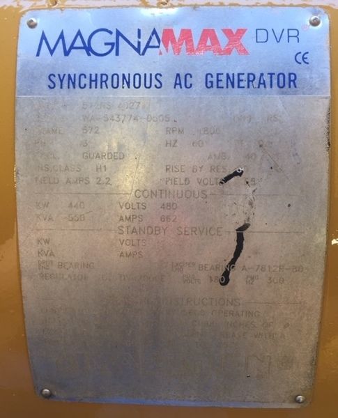 Used Caterpillar C15 Diesel Generator