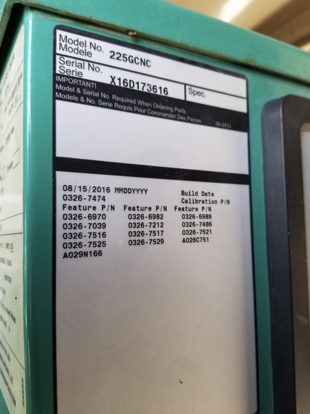 Used Cummins 225GCNC Gas Generator