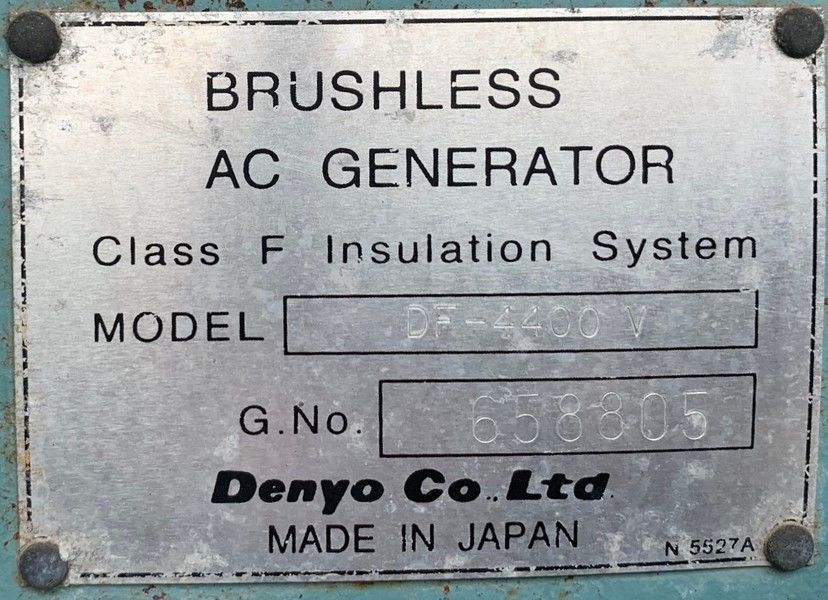 Used Denyo DF-4400V Generator End