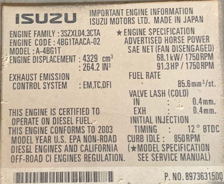 Used Airman SDG60S Diesel Generator