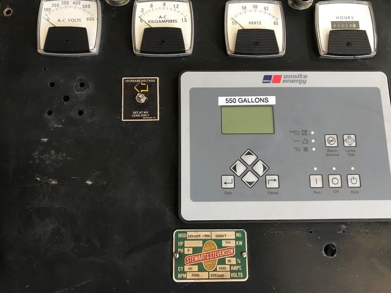 Used Stewart & Stevenson 750kW Diesel Generator