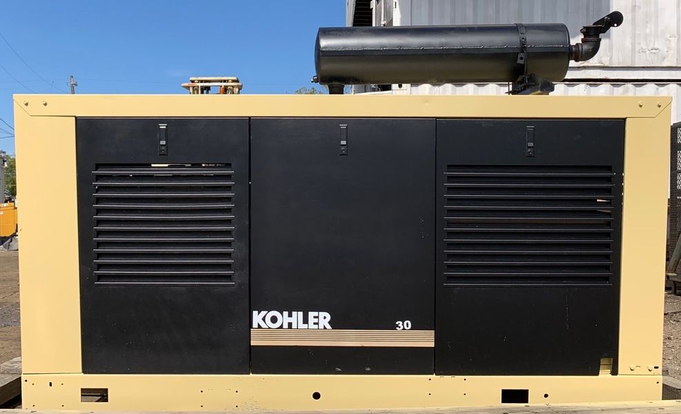 Used Kohler 30kW Gas Generator