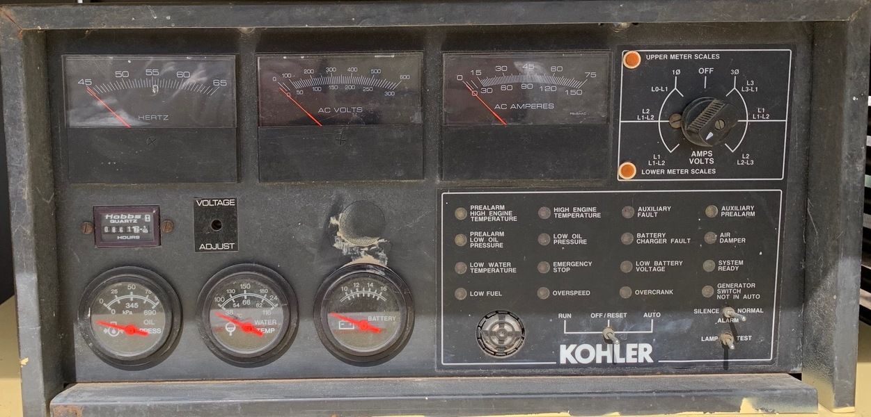 Used Kohler 30kW Gas Generator