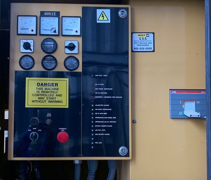 Low Hours Caterpillar Olympian 200kW Diesel Generator