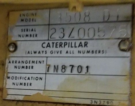 Used Cat 655kW Diesel Generator