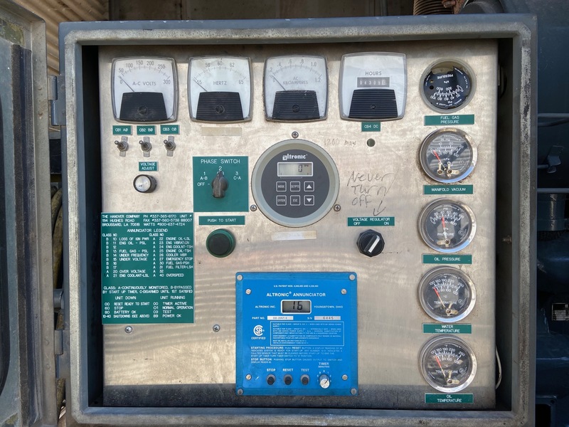 Used Caterpillar G398NA Gas Generator