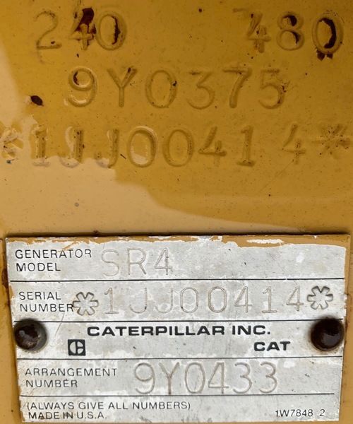 Like New Caterpillar 400kW Generator End