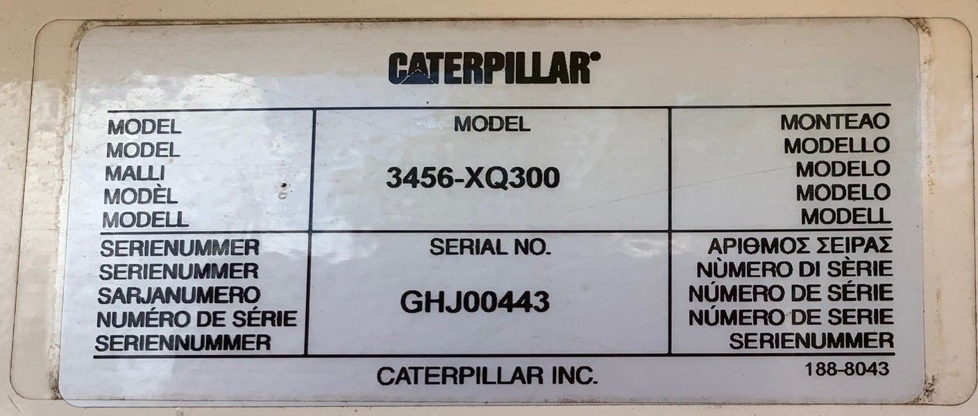 Used Caterpillar XQ300 Diesel Generator