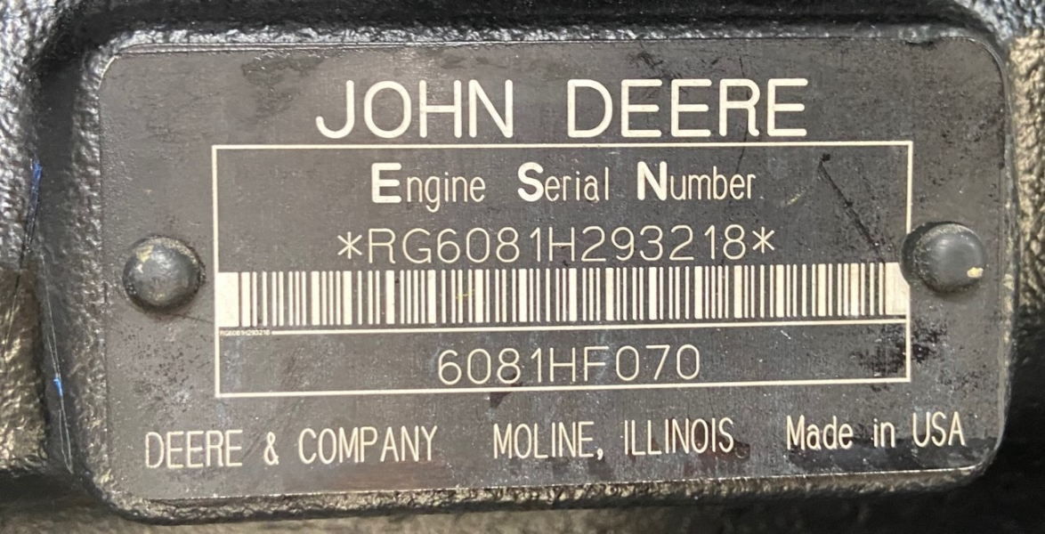 Used John Deere 275kW Diesel Generator