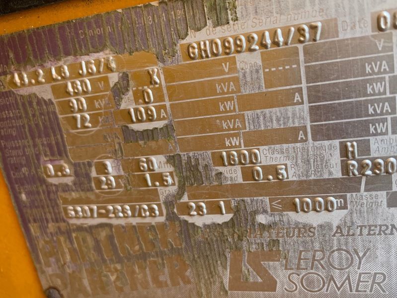 Used Leroy Somer 70kW Generator End