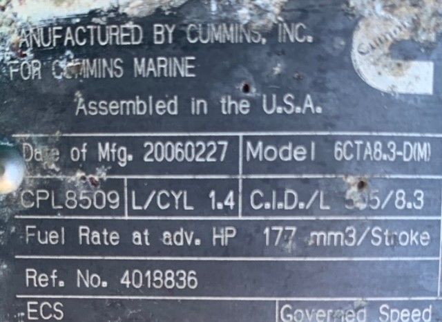 Used Cummins 6CTA8.3 Diesel Generator