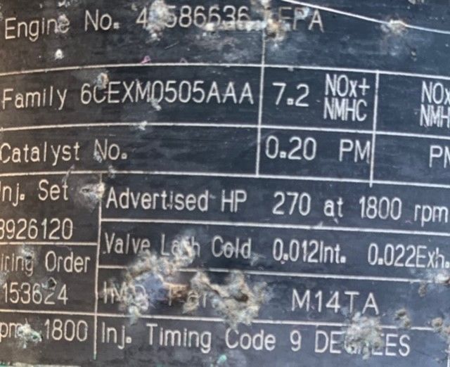 Used Cummins 6CTA8.3 Diesel Generator