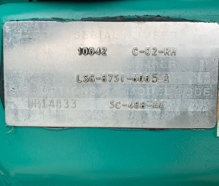 Used Cummins Onan 60ENA Gas Generator