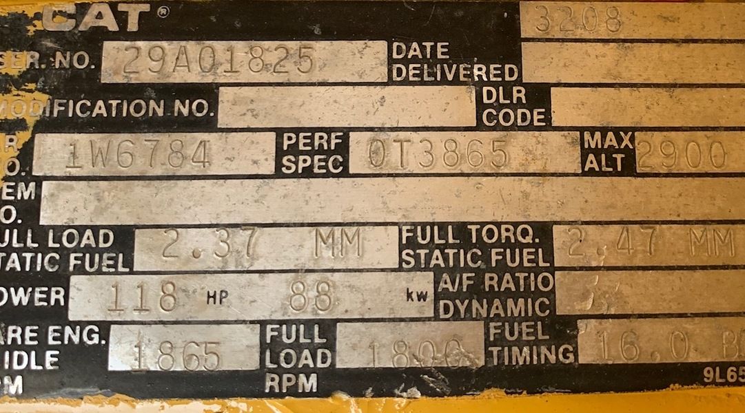 Used Caterpillar 3208 Diesel Generator