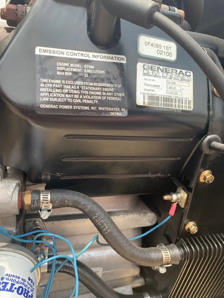 Used Generac 15kW Propane Gas Generator