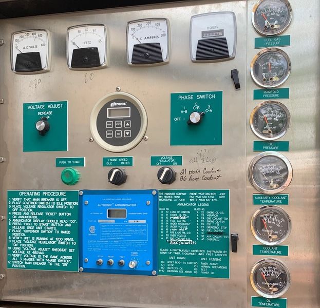 Used Caterpillar G379TA Gas Generator