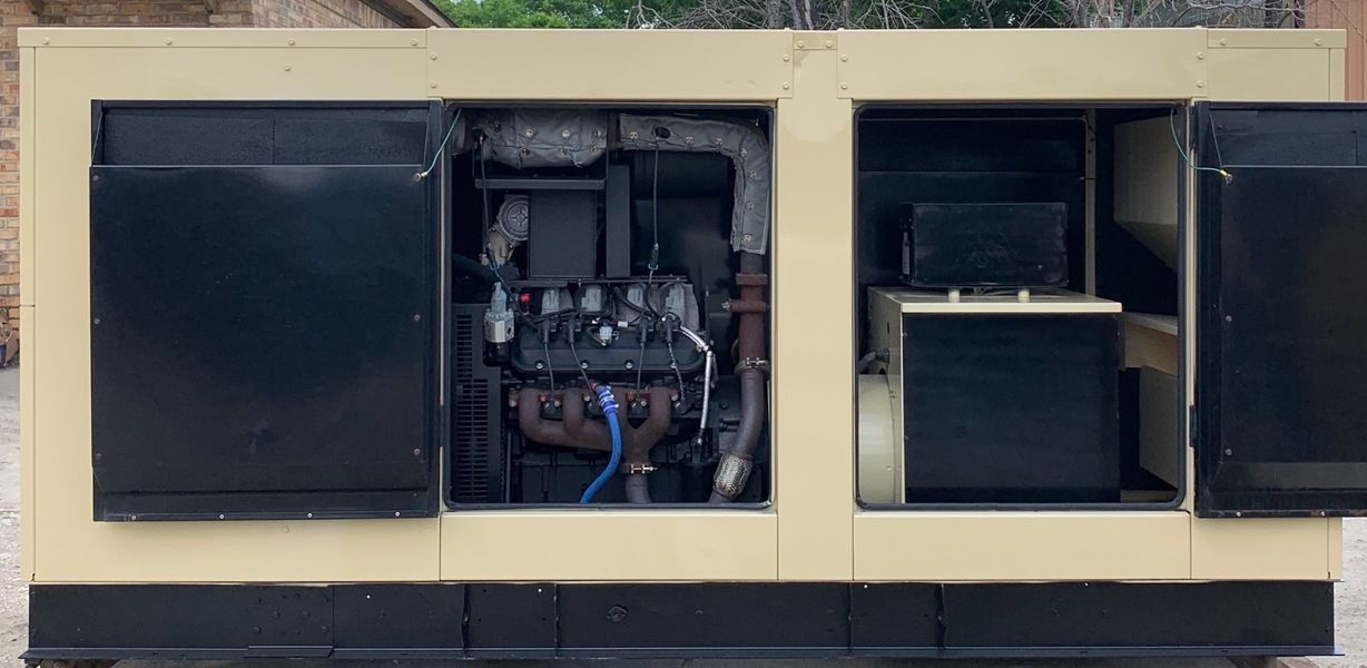 Like New Kohler 100 REZG Gas Generator