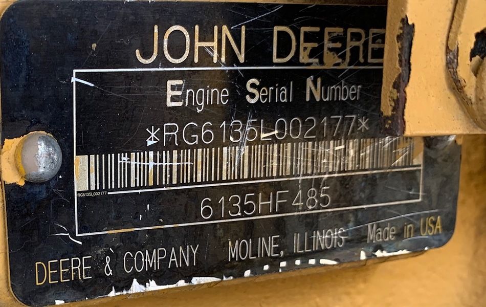 Used John Deere 6135 Diesel Generator