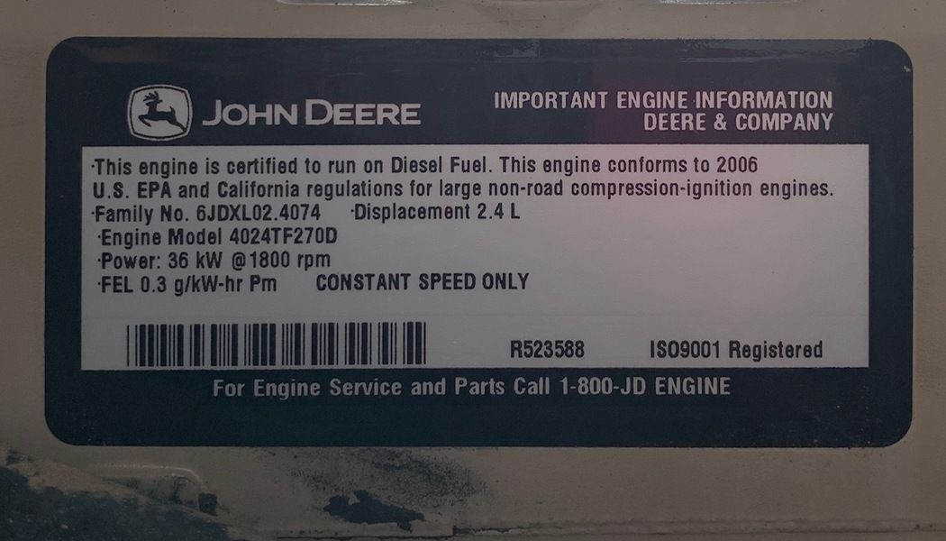 Used Magnum MMG35FH Diesel Generator