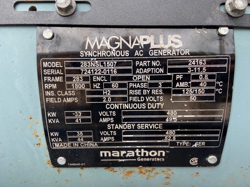 Used Magnum MMG35FH Diesel Generator