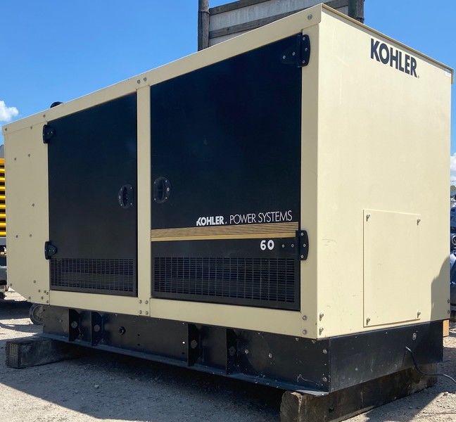 Low hours Kohler 60REZGB Gas Generator