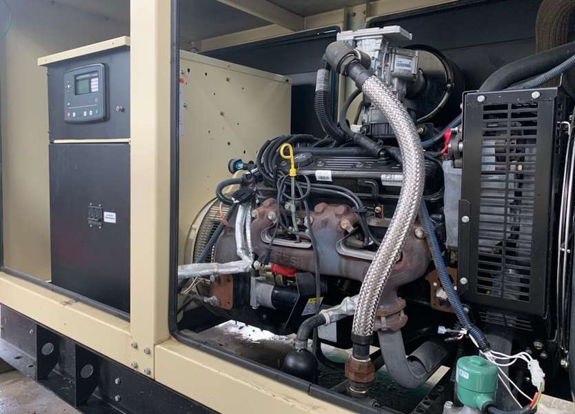 Low hours Kohler 60REZGB Gas Generator