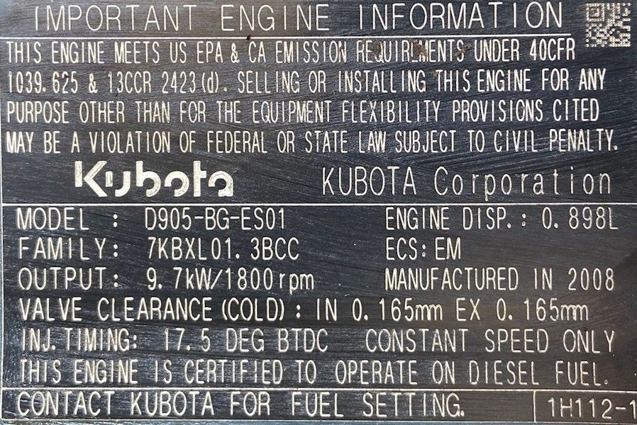 Used Magnum 6kW Diesel Generator