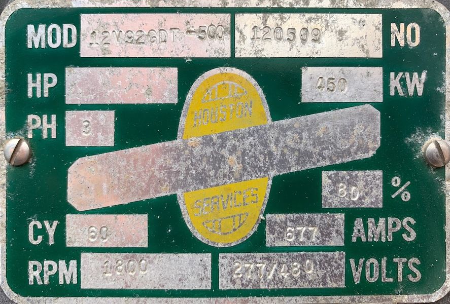 Used Stewart & Stevenson 450kW Diesel Generator