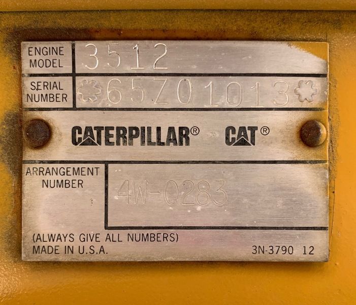 Used Caterpillar 3512 Diesel Generator