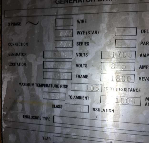 Used Caterpillar 3512 Diesel Generator