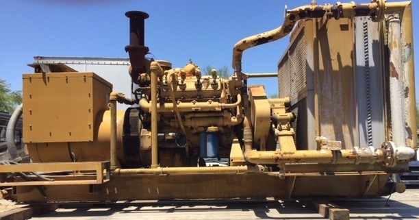 Used Caterpillar G3408TA Gas Generator