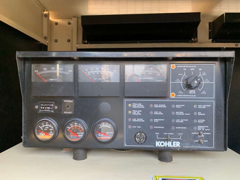 Used Kohler 100RZG Gas Generator