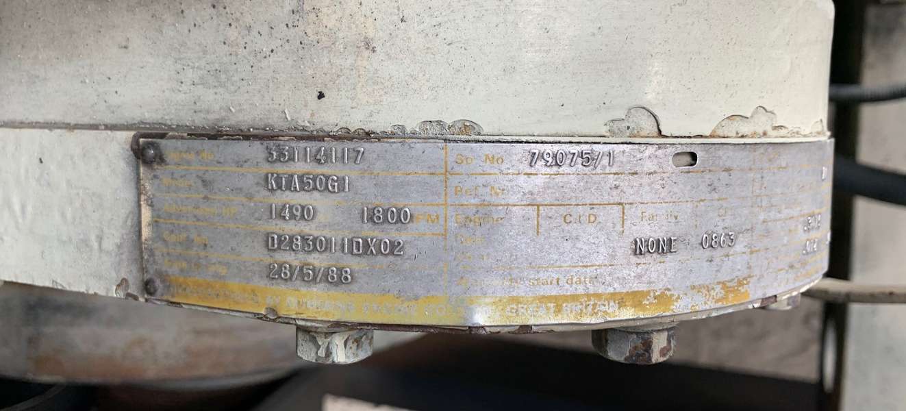 Used Cummins 1000R0Z71 Diesel Generator