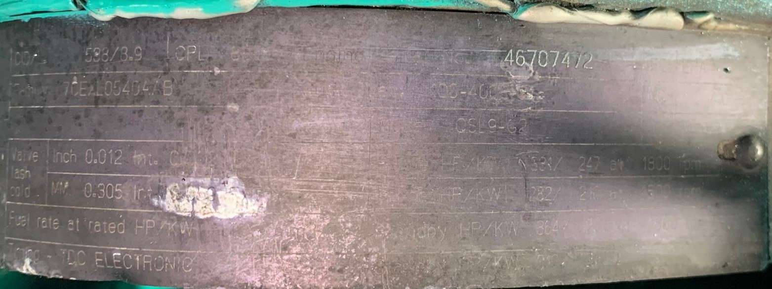 Used Cummins 200kW Diesel Generator