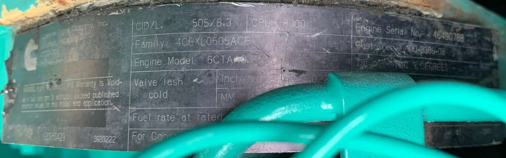 Used Cummins 200kW Diesel Generator