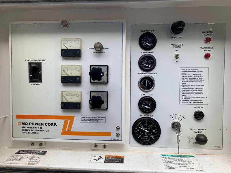 Used MultiQuip DCA-45SSIUII Diesel Generator