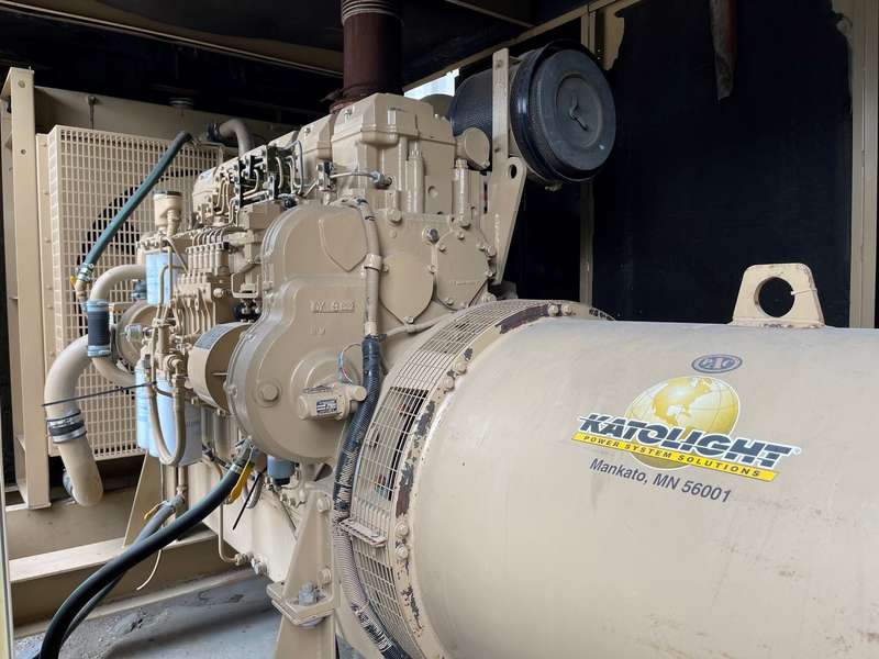 Low Hours Mitsubishi D600FRY4 Diesel Generator