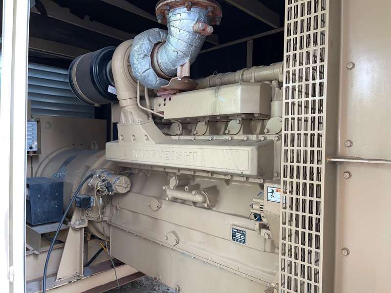 Low Hours Mitsubishi D600FRY4 Diesel Generator