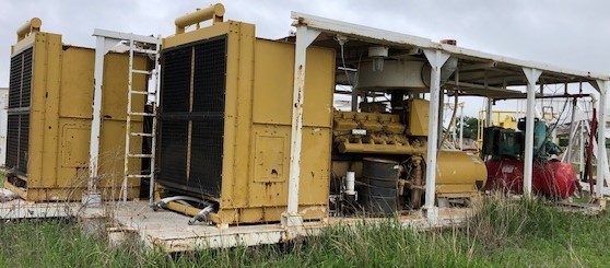 Used Caterpillar D398TA Diesel Generator