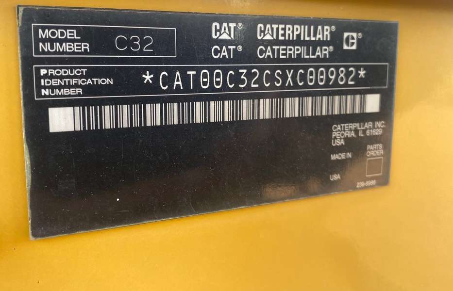 Used Caterpillar C32 Diesel Generator