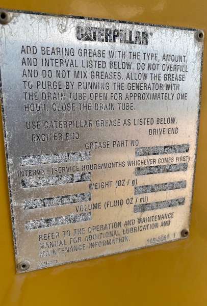 Used Caterpillar C32 Diesel Generator