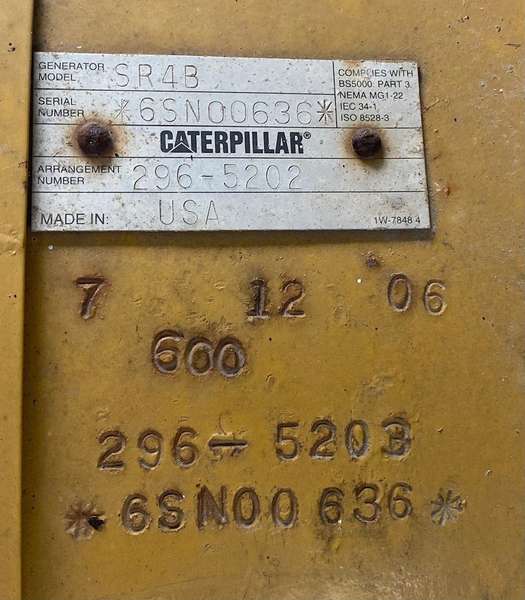 Used Caterpillar C32 Diesel Generator