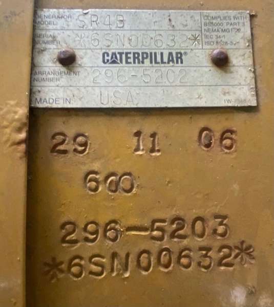 Used Caterpillar C32 Diesel Generator