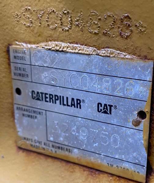 Used Caterpillar C32 Diesel Generator