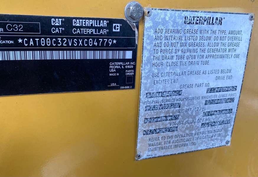 Used Caterpillar C32 Diesel Generator