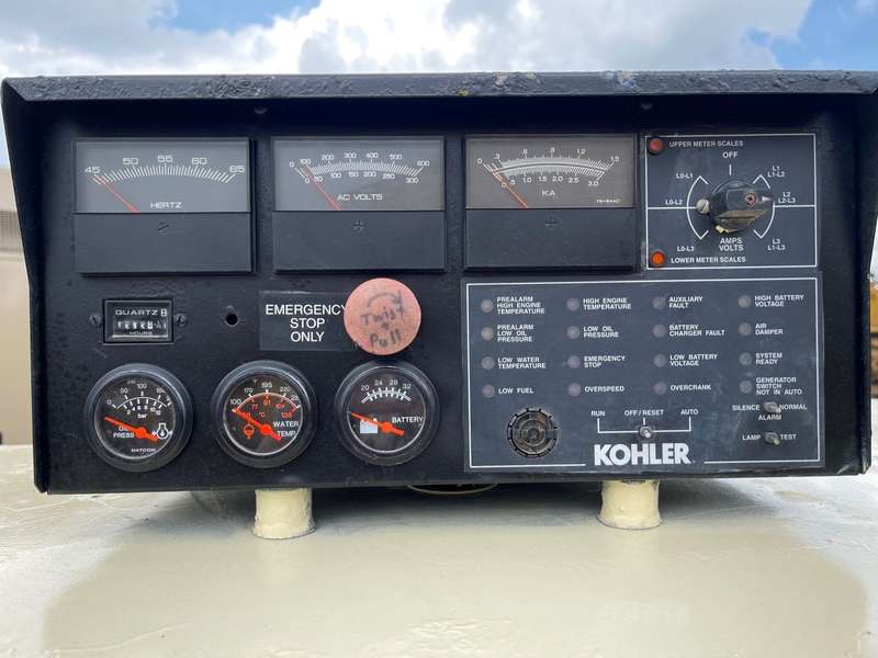 Low Hours Kohler 750ROZD4 Diesel Generator