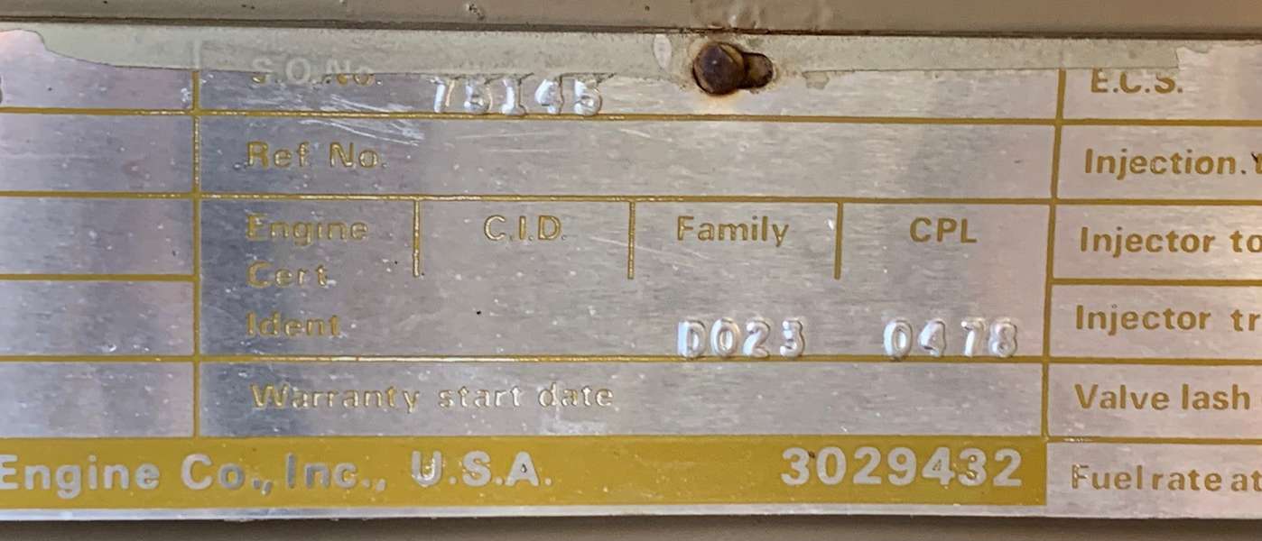 Used Cummins KTA38 Diesel Generator