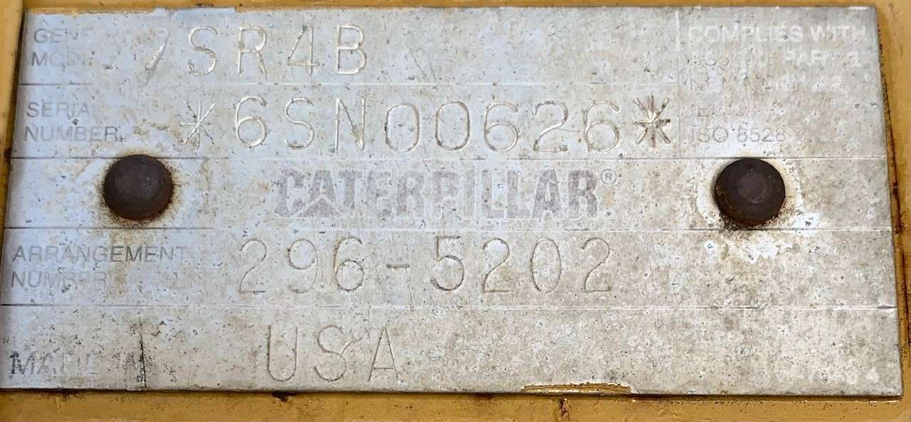 Used Caterpillar SR4B Generator End