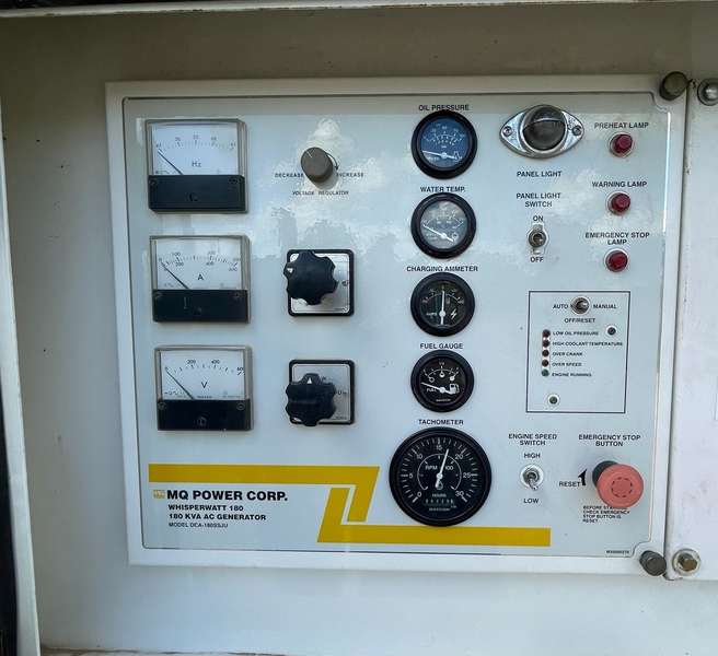 Used Whisperwatt DCA180SSJU Diesel Generator