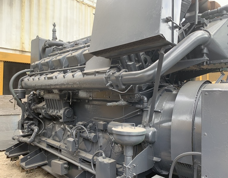 Used Waukesha L6670DSIU Diesel Generator